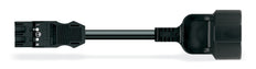 Câble D'adaptateur Wago Eca Avec Connecteur Schuko 2M Noir - 771-9993/406-201