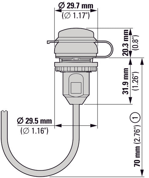Eaton M22 USB 3.0 Câble D'Interface À Monter Sur Panneau 0.6M - 107412