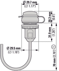 Eaton M22 USB 3.0 Câble D'Interface À Monter Sur Panneau 0.6M - 107412
