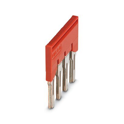 Phoenix Contact Connecteur De Pont 4 Pôles 8.2mm Rouge - 3030307 [5 Pièces]