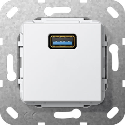 Gira Usb 3.0 Type A Genre Changeur Insérer Blanc - 568203