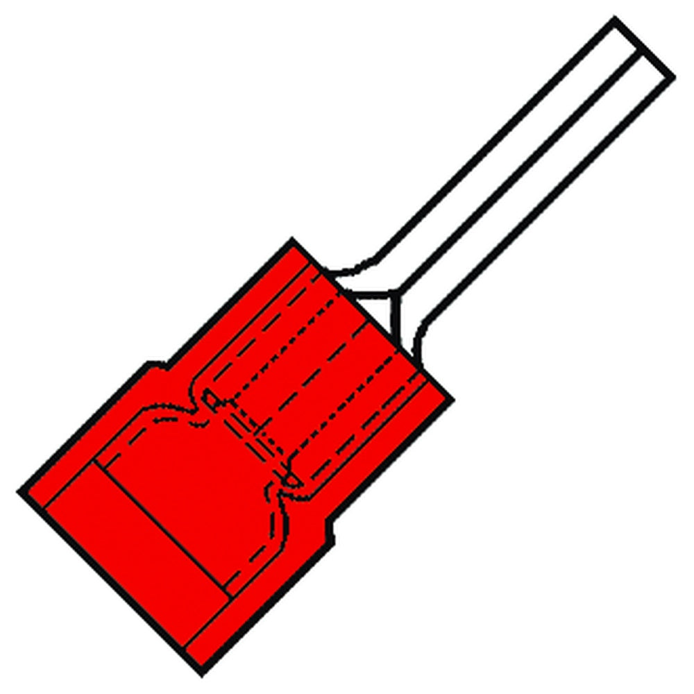 Terminal À Broche Isolée P9 Nylon 0.5-1.5mm2 - 156653 [100 Pièces]