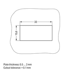 Wago 770-713 Connecteur Snap In 3 Pôles 4mm² Noir - 770-713 [2 Pièces]