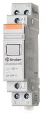 Finder Relais D'Installation 20A 24VAC NO NC Montage Sur Rail DIN - 22.23.8.024.4000