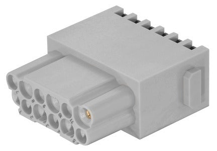 Harting Han DD Verrouillage Rapide 12-Contact Femelle Module 10A - 09140122734 [2 Pièces]
