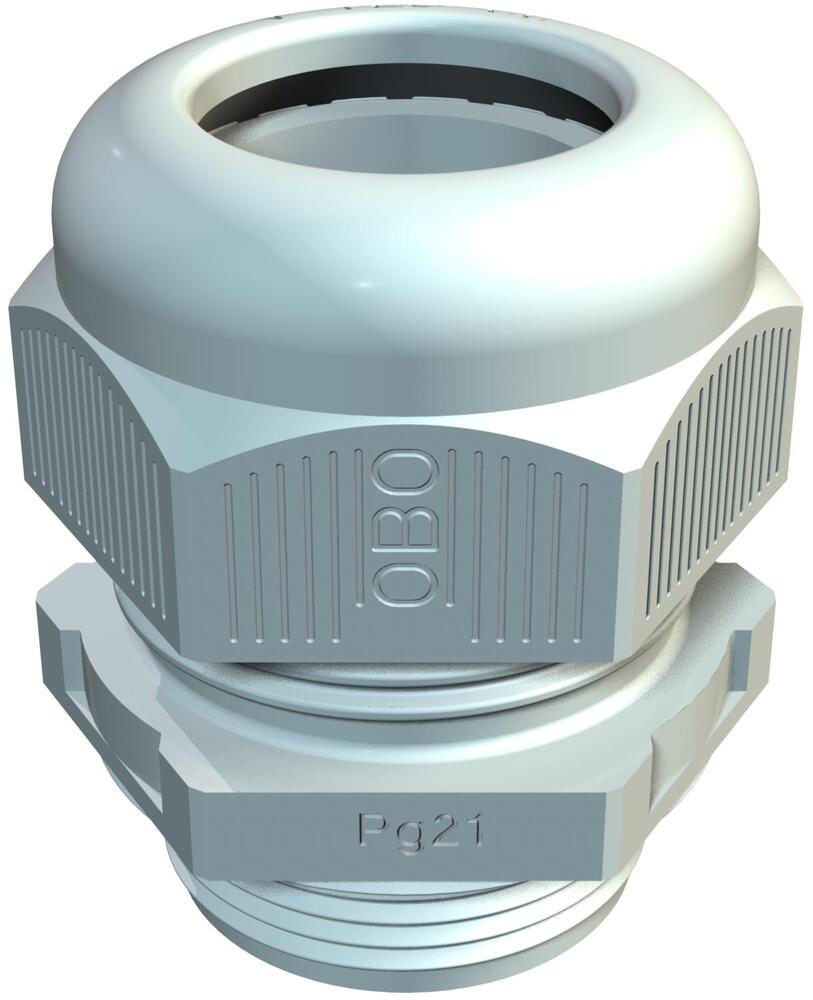 PG16 IP68 Passe-Câble Avec Protection Contre La Traction RAL 7001 - 2022656 [5 Pièces]