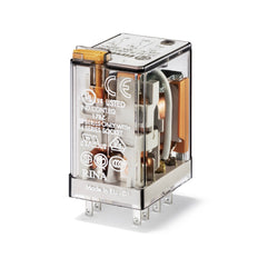 Finder 55.32 Relais Industriel 2CO 10A 24VAC Avec Touche Test - 55.32.8.024.0040