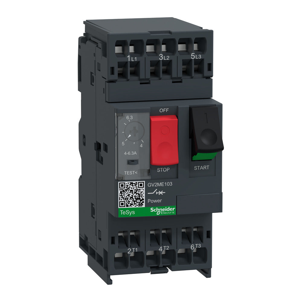 TeSys Gv2Me103 Disjoncteur De Circuit Pour Moteur 4-6.3A - Gv2Me103