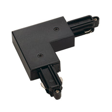SLV Connecteur D'Angle De Rail À 1 Circuit Noir En Surface - 143060