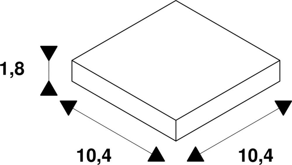 SLV Connecteur D'Angle De Rail À 1 Circuit Noir En Surface - 143060