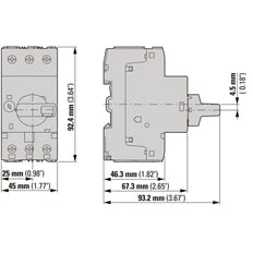3 Pole Transformer Circuit Breaker 16-20A PKZM0 - 088918