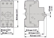 Disjoncteur De Protection De Moteur Eaton PKZM0 0.1-0.16A - 072730
