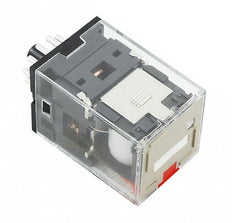 Relais Omron MKS 3PDT 24VAC 10A Avec LED Et Bouton De Test - MKSN8555R