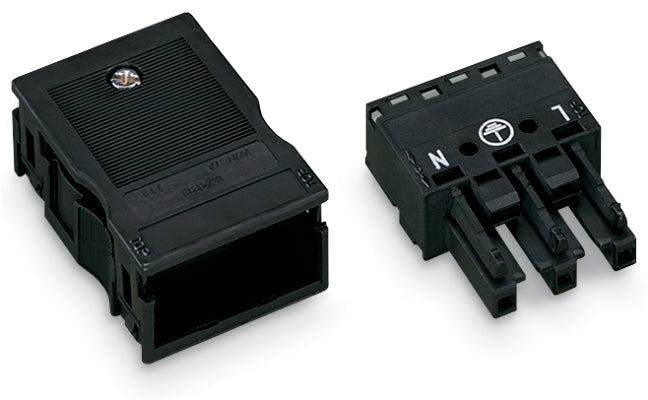 Wago 770-103 Connecteur Femelle 3 Pôles Avec Protection Contre La Traction - 770-103 [2 Pièces]