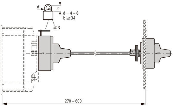 Kit D'Assemblage De Commutateur Principal NZM3 Avec Poignée Rotative Supplémentaire - 119000