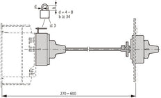Kit D'Assemblage De Commutateur Principal NZM3 Avec Poignée Rotative Supplémentaire - 119000