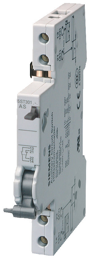 Siemens 5ST3010-2 Interrupteur Auxiliaire Avec Touche Test - 5ST30102