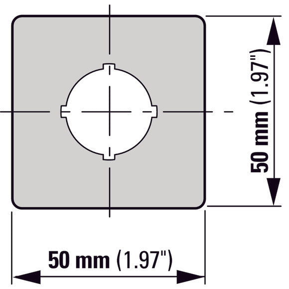 Étiquette D'Arrêt D'Urgence Multilingue 50x50mm Jaune - 216484