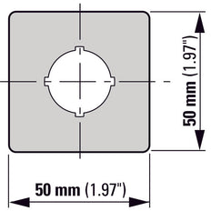 Étiquette D'Arrêt D'Urgence Multilingue 50x50mm Jaune - 216484
