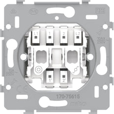 Niko Double Interrupteur Base Deux Voies Plus Bouton-Poussoir 10A - 170-75615