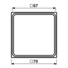 Jung LS990 Blanc Alpin Fixation CD500 - LS981ZWW [2 Pièces]