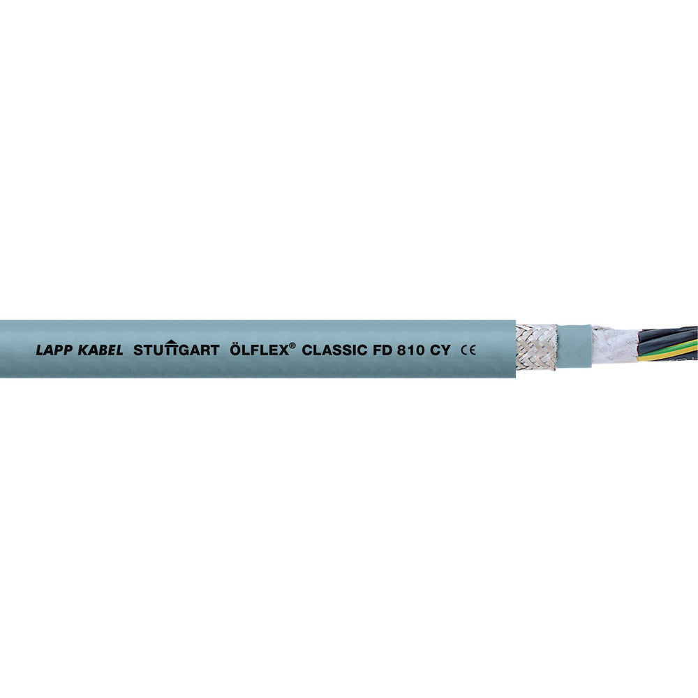 Lapp Olflex Classic FD 810 CY 7G1.5 Câble De Contrôle Blindé - 0026253 [5 Mètres]