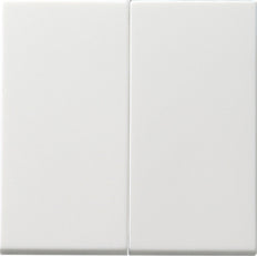 Gira Système 55 Interrupteur À Bascule Double Blanc - 091503