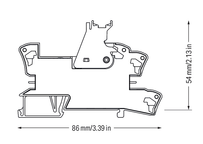 WAGO 230V AC Module De Relais À Double Changement - 788-516
