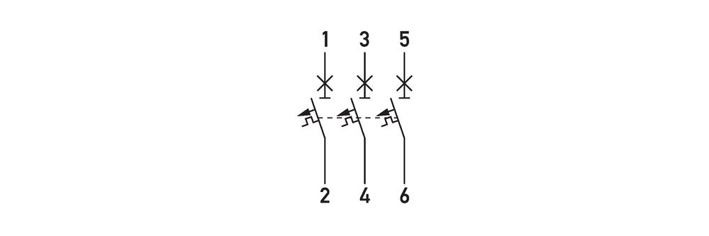 Disjoncteur Doepke DLS 6i 32A 3-Poles 10kA C-Courbe - 09916296