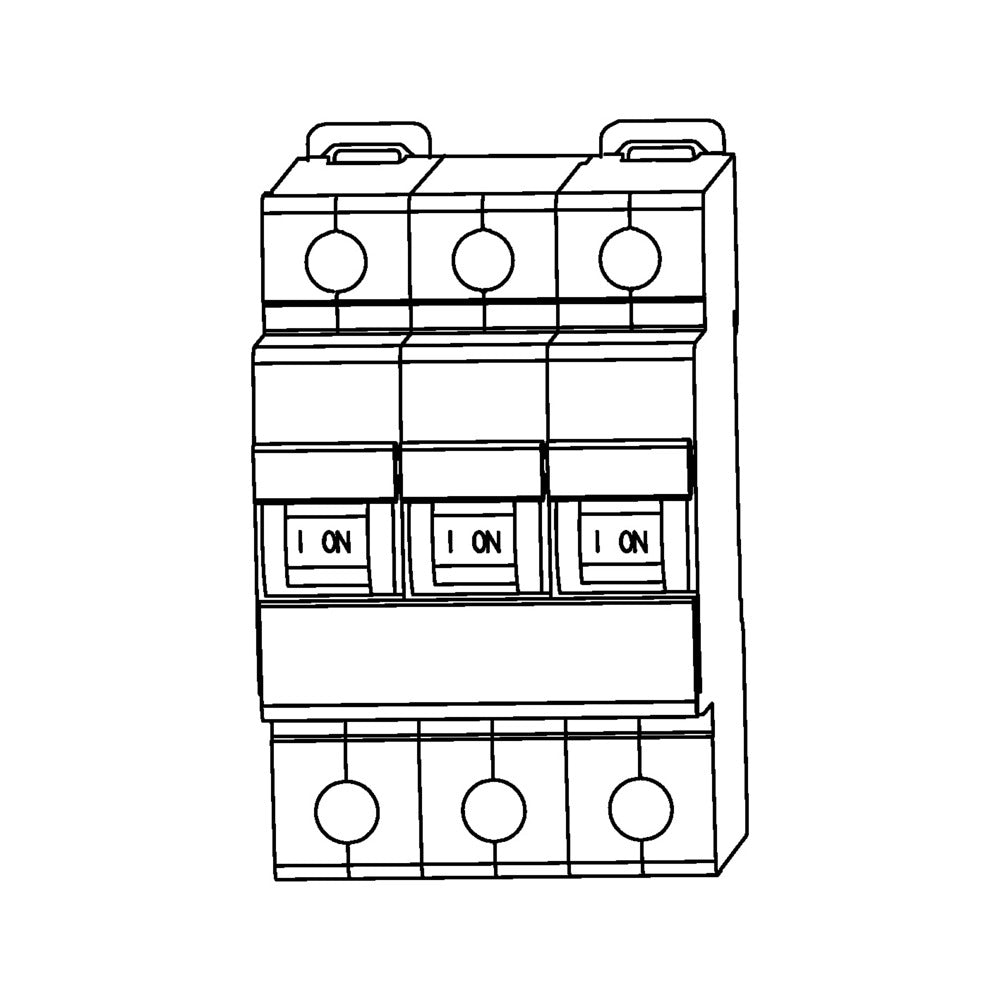 Disjoncteur Doepke DLS 6i 32A 3-Poles 10kA C-Courbe - 09916296