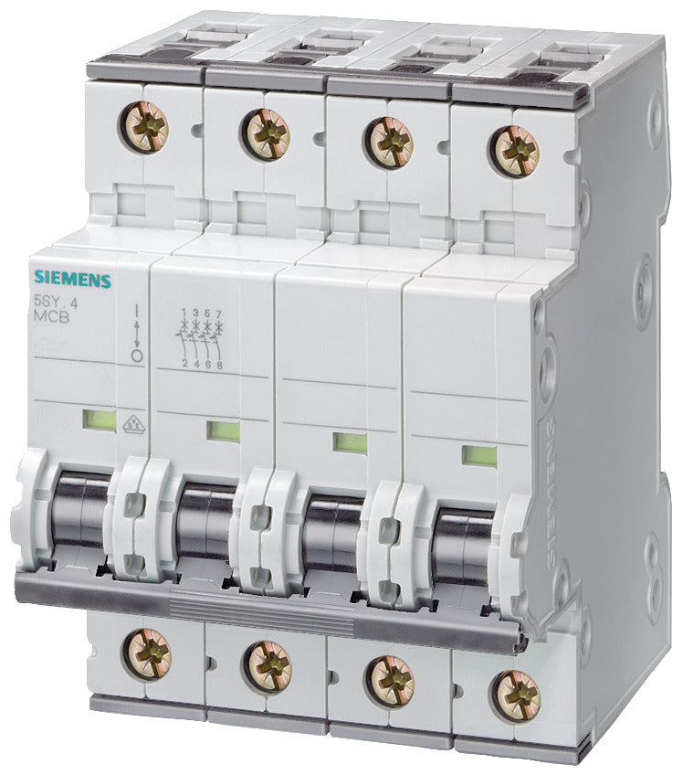 Siemens 5SY4 6A Courbe B 3P+N Disjoncteur - 5SY46066