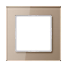 Jung Verre Capot Cadre Simple Champagne - AC581GLCH