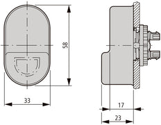 Eaton M22-T-DD Double Actuator Protection Membrane - 216396