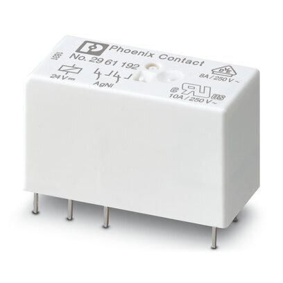 Relais De Puissance Miniature Phoenix Contact 24 V CC Double Contact - 2961192 [2 Pièces]