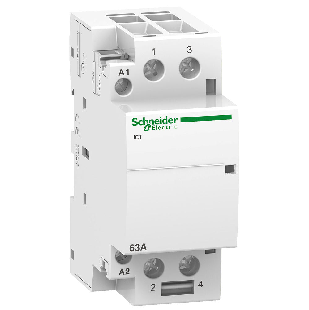 Schneider Electric ICT 63A Double NO Contacteur Modulaire - A9C20862