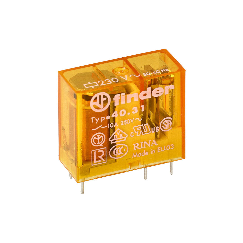 Finder 40.31 Relais PCB 10A 230VAC Monopole - 40.31.8.230.0000