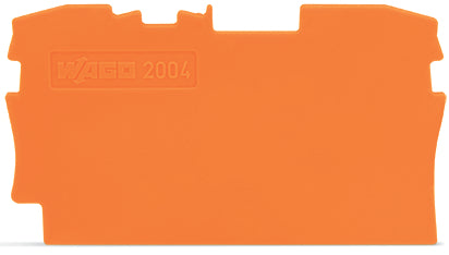 Wago TopJob S 2004 Plaque De Fin Et De Séparation Orange - 2004-1292 [20 Pièces]