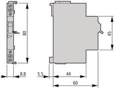 Eaton Faz Xam002 Interrupteur De Contact Auxiliaire 2W - 262414