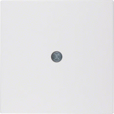 Berker S1 B3 B7 Prise De Câble Plaque Centrale Blanc Polaire Mat - 10191909 [2 Pièces]