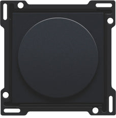 Niko Pure Black Steel Rotary Dimmer Contrôle Set - 161-31000