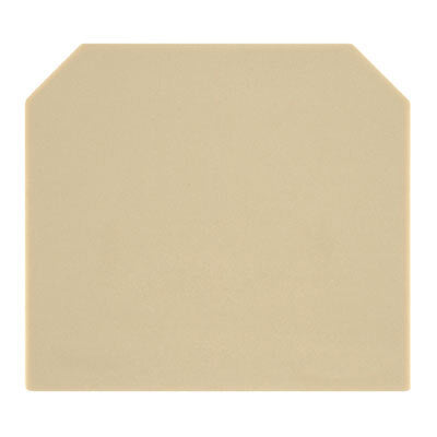 Plaque De Fin Weidmuller 40mm X 1.5mm Beige - 0117960000 [10 Pièces]