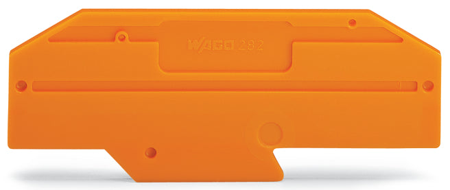 Wago 282-334 Plaque D'Extrémité Grise 2mm - 282-334 [100 Pièces]