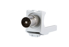 Metz Connect PIK2M Prise IEC Vers F Jack Module Coaxial - 130898-03-I