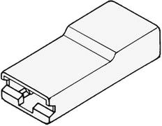 Capuchon D'Isolation En Nylon Avec Verrou Pour Bornes De 6.3mm - 410080 [100 Pièces]