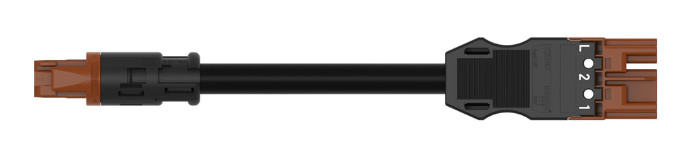 Câble Adaptateur WAGO MIDI ECA 3x1.5mm 5M Marron - 774-9973/1506-505
