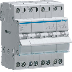 Hager 4 Pôles 40A Interrupteur Modulaire De Changement - SFT440
