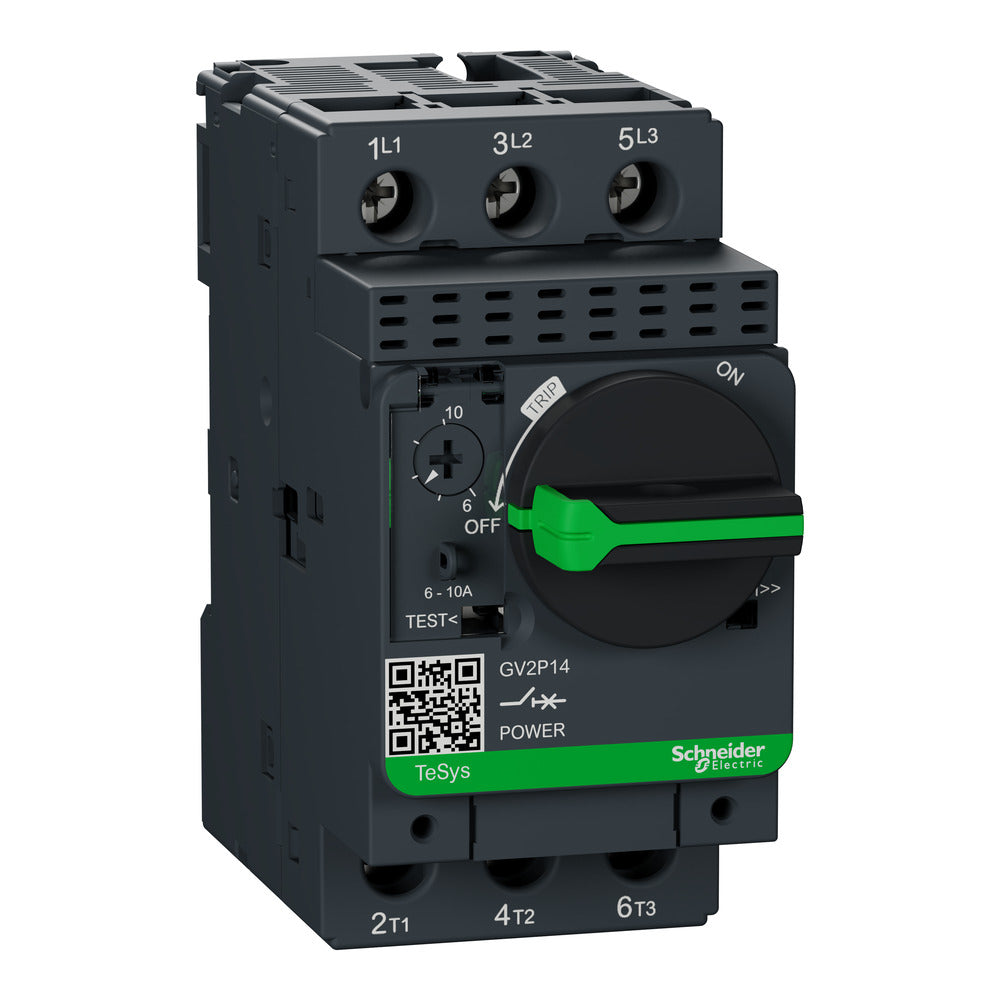 Schneider Electric TeSys GV2P14 Disjoncteur De Circuit Pour Moteur 6-10A - GV2P14