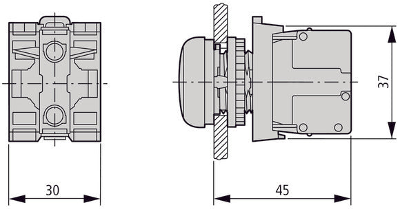Eaton M22-Ta Adaptateur De Fixation Télescopique - 226161