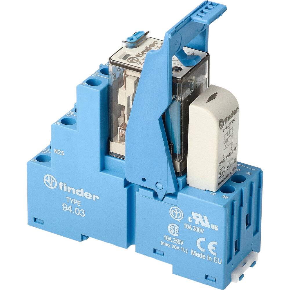 Finder 58.33 Module De Relais D'Interface 24 V CC 3CO 10A - 58.33.9.024.0050