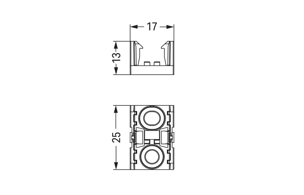 Wago 890-1622 2 Pôles Distribution Embase De Montage Noire - 890-1622 [10 Pièces]